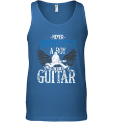 Guitarist Men Boys  Never Underestimate A Boy With A Guitar Men's Tank Top Men's Tank Top - HHHstores