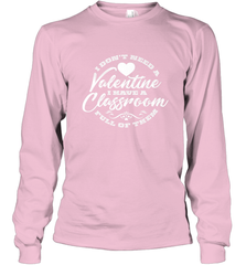 Valentine's Day Teacher School classroom Art Heart Lover Long Sleeve T-Shirt Long Sleeve T-Shirt - HHHstores