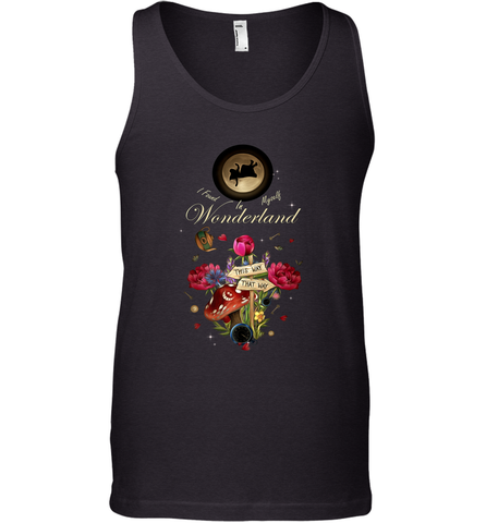 I Found Myself In Wonderland  Alice In Wonderland Men's Tank Top Men's Tank Top / Black / XS Men's Tank Top - HHHstores
