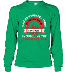 Whoever would overthrow the liberty of a nation must begin by subduing the freeness of speech 01 Long Sleeve T-Shirt Long Sleeve T-Shirt - HHHstores