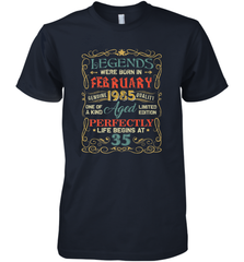 Legends Were Born In FEBRUARY 1985 35th Birthday Gifts Men's Premium T-Shirt Men's Premium T-Shirt - HHHstores