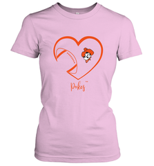 Oklahoma State Cowboys Football Inside Heart  Team Women's T-Shirt Women's T-Shirt - HHHstores