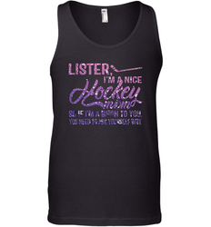 HOCKEY Nice Hockey Mom Men's Tank Top