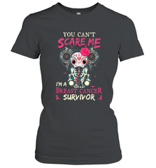 You can't Scare Me I'm Breast Cancer Survivor Elephant Funny Women's T-Shirt Women's T-Shirt - HHHstores