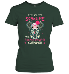You can't Scare Me I'm Breast Cancer Survivor Elephant Funny Women's T-Shirt Women's T-Shirt - HHHstores