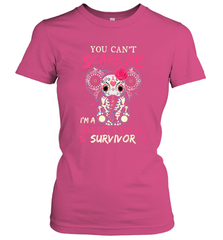 You can't Scare Me I'm Breast Cancer Survivor Elephant Funny Women's T-Shirt Women's T-Shirt - HHHstores
