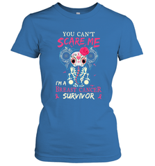 You can't Scare Me I'm Breast Cancer Survivor Elephant Funny Women's T-Shirt Women's T-Shirt - HHHstores