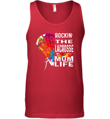 Lacrosse Rockin The Mom Life Men's Tank Top Men's Tank Top - HHHstores