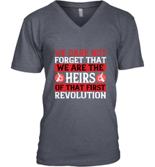 We dare not forget that we are the heirs of that first revolution 01 Men's V-Neck Men's V-Neck - HHHstores