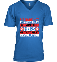 We dare not forget that we are the heirs of that first revolution 01 Men's V-Neck Men's V-Neck - HHHstores