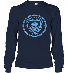 Manchester City  Mono crest tee Long Sleeve T-Shirt
