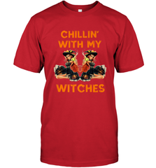 Cool Chillin With My Witches Halloween Costume Men's T-Shirt Men's T-Shirt - HHHstores