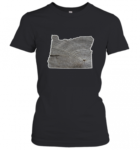 Oregon Pride Tee, Oregon Coast Tshirt, Forest Tree Women's T-Shirt Women's T-Shirt / Black / XS Women's T-Shirt - HHHstores