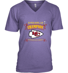 Kansas City Chiefs NFL Pro Line by Fanatics Super Bowl LIV Champions Men's V-Neck Men's V-Neck - HHHstores