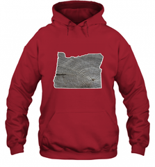 Oregon Pride Tee, Oregon Coast Tshirt, Forest Tree Hooded Sweatshirt Hooded Sweatshirt - HHHstores