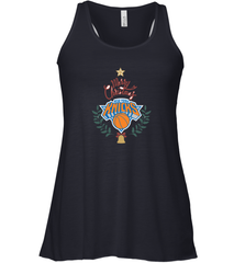 NBA New York Knicks Logo merry Christmas gilf Women's Racerback Tank Women's Racerback Tank - HHHstores