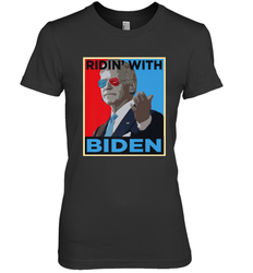Ridin With Biden _ Hope Poster Parody Women's Premium T-Shirt