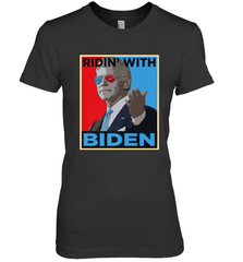 Ridin With Biden _ Hope Poster Parody Women's Premium T-Shirt Women's Premium T-Shirt - HHHstores
