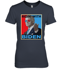 Ridin With Biden _ Hope Poster Parody Women's Premium T-Shirt Women's Premium T-Shirt - HHHstores