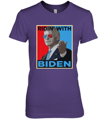 Ridin With Biden _ Hope Poster Parody Women's Premium T-Shirt Women's Premium T-Shirt - HHHstores