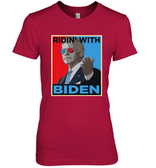 Ridin With Biden _ Hope Poster Parody Women's Premium T-Shirt Women's Premium T-Shirt - HHHstores