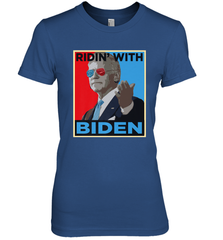 Ridin With Biden _ Hope Poster Parody Women's Premium T-Shirt Women's Premium T-Shirt - HHHstores