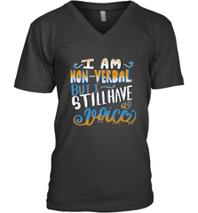 Special Needs NonVerbal Autism Awesome Men's V-Neck Men's V-Neck - HHHstores