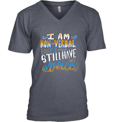 Special Needs NonVerbal Autism Awesome Men's V-Neck Men's V-Neck - HHHstores