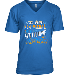 Special Needs NonVerbal Autism Awesome Men's V-Neck Men's V-Neck - HHHstores