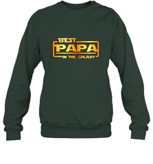 The best Papa in the galaxy Crewneck Sweatshirt Crewneck Sweatshirt - HHHstores