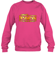 The best Papa in the galaxy Crewneck Sweatshirt Crewneck Sweatshirt - HHHstores