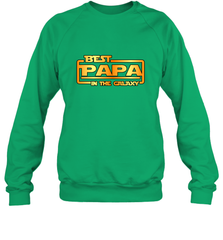 The best Papa in the galaxy Crewneck Sweatshirt Crewneck Sweatshirt - HHHstores