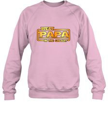 The best Papa in the galaxy Crewneck Sweatshirt Crewneck Sweatshirt - HHHstores