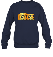 The best Papa in the galaxy Crewneck Sweatshirt Crewneck Sweatshirt - HHHstores