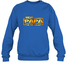 The best Papa in the galaxy Crewneck Sweatshirt Crewneck Sweatshirt - HHHstores