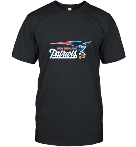 Nfl New England Patriots Champion Mickey Mouse Team Men's T-Shirt Men's T-Shirt / Black / S Men's T-Shirt - HHHstores