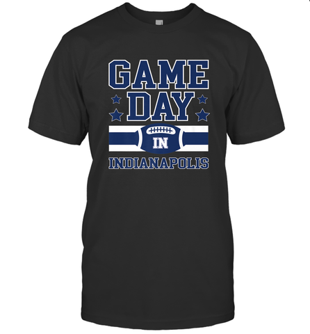 NFL Indianapolis Game Day Football Home Team Men's T-Shirt Men's T-Shirt / Black / S Men's T-Shirt - HHHstores
