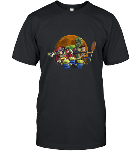 Disney Pixar Toy Story Halloween Moon Group Men's T-Shirt Men's T-Shirt / Black / S Men's T-Shirt - HHHstores