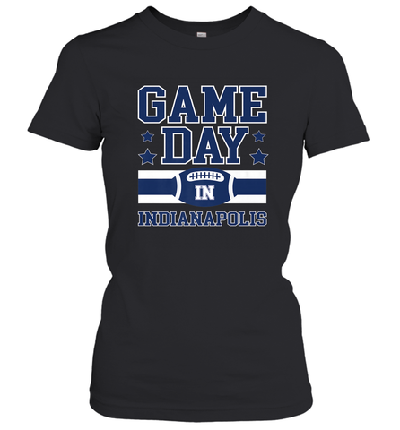 NFL Indianapolis Game Day Football Home Team Women's T-Shirt Women's T-Shirt / Black / S Women's T-Shirt - HHHstores
