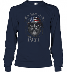 Old Man Club_ Established 1971 Long Sleeve T-Shirt Long Sleeve T-Shirt - HHHstores
