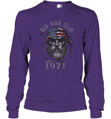 Old Man Club_ Established 1971 Long Sleeve T-Shirt Long Sleeve T-Shirt - HHHstores