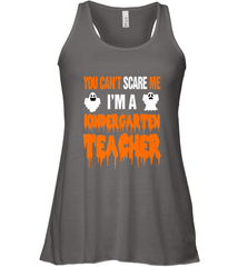 You Can't Scare Me I'm A Kindergarten Teacher Halloween Women's Racerback Tank Women's Racerback Tank - HHHstores