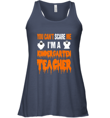 You Can't Scare Me I'm A Kindergarten Teacher Halloween Women's Racerback Tank Women's Racerback Tank - HHHstores