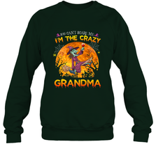You can't scare me I'm the crazy grandma halloween Crewneck Sweatshirt Crewneck Sweatshirt - HHHstores