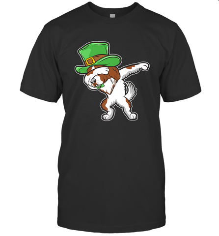 Dabbing Irish Setter Dog Leprechaun St Patricks Day Ireland Men's T-Shirt Men's T-Shirt / Black / S Men's T-Shirt - HHHstores