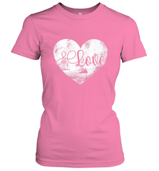 Love Valentines Day Heart Vintage Gift For Men Women Women's T-Shirt Women's T-Shirt - HHHstores