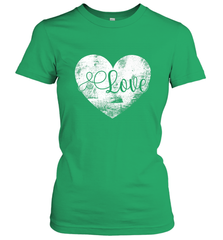 Love Valentines Day Heart Vintage Gift For Men Women Women's T-Shirt Women's T-Shirt - HHHstores