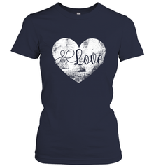Love Valentines Day Heart Vintage Gift For Men Women Women's T-Shirt Women's T-Shirt - HHHstores