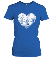 Love Valentines Day Heart Vintage Gift For Men Women Women's T-Shirt Women's T-Shirt - HHHstores