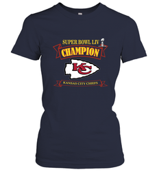 Kansas City Chiefs NFL Pro Line by Fanatics Super Bowl LIV Champions Women's T-Shirt